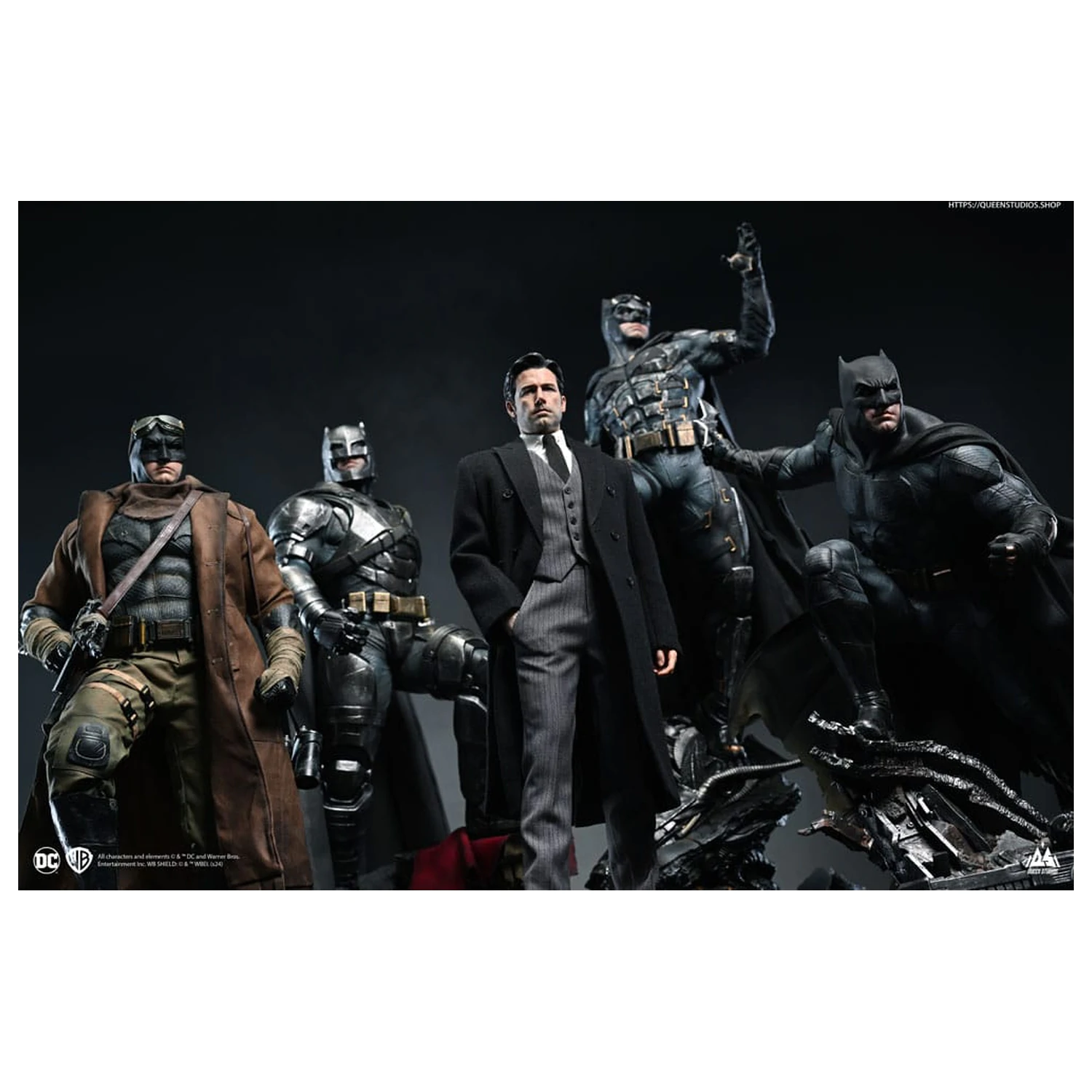Justice League Socha 1/4 Bruce Wayne (Ben Affleck) 51 cm produktová fotografia