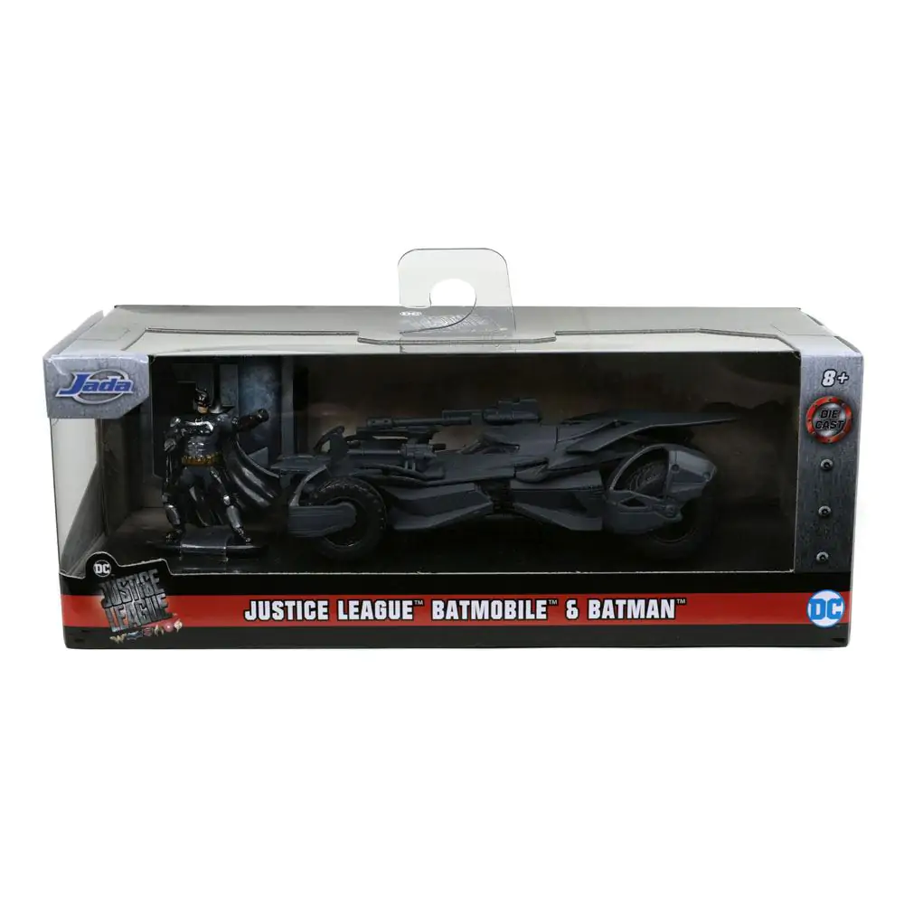 Justice League Hollywood Rides Kovový model 1/32 Batmobile s figúrkou produktová fotografia