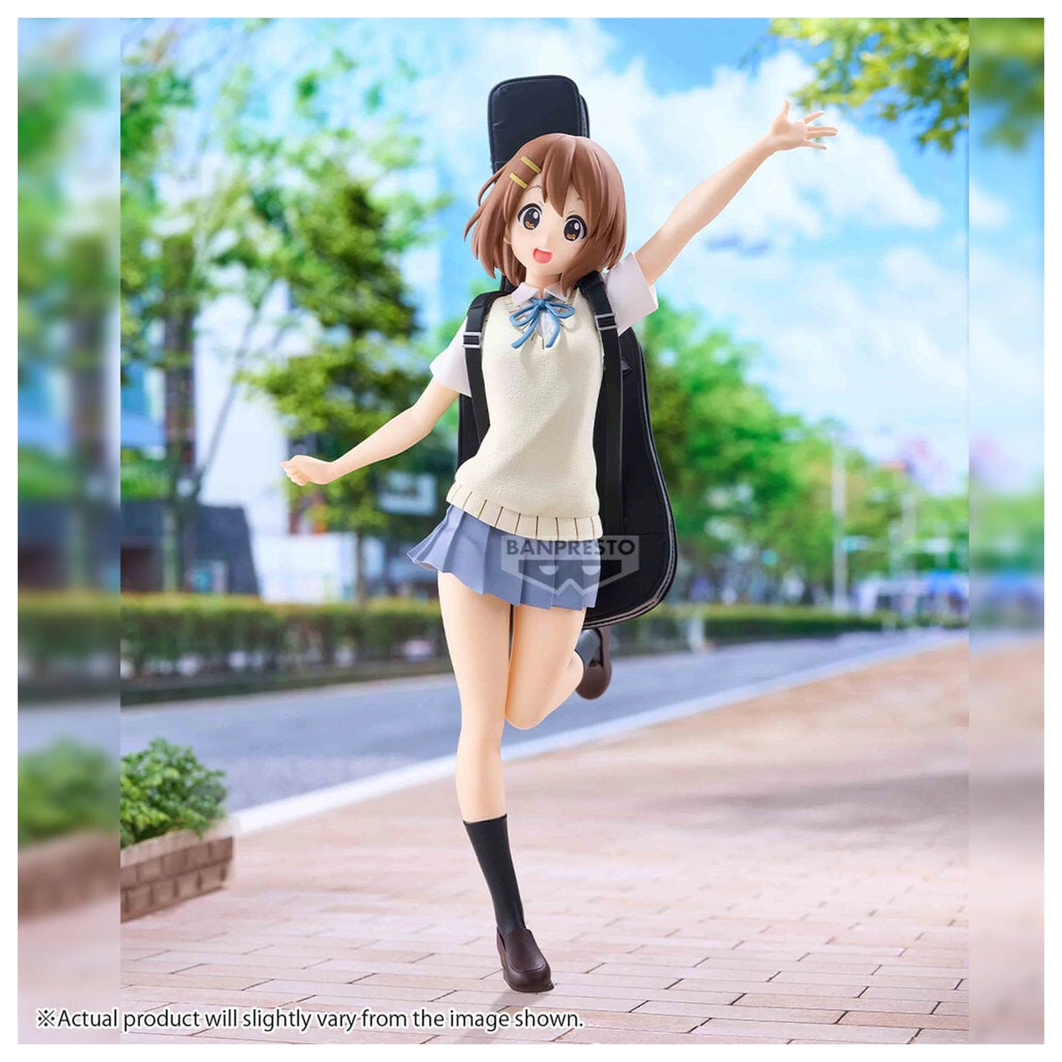 K-ON!! SQ figúrka Yui Hirasawa figúrka 25 cm produktová fotografia
