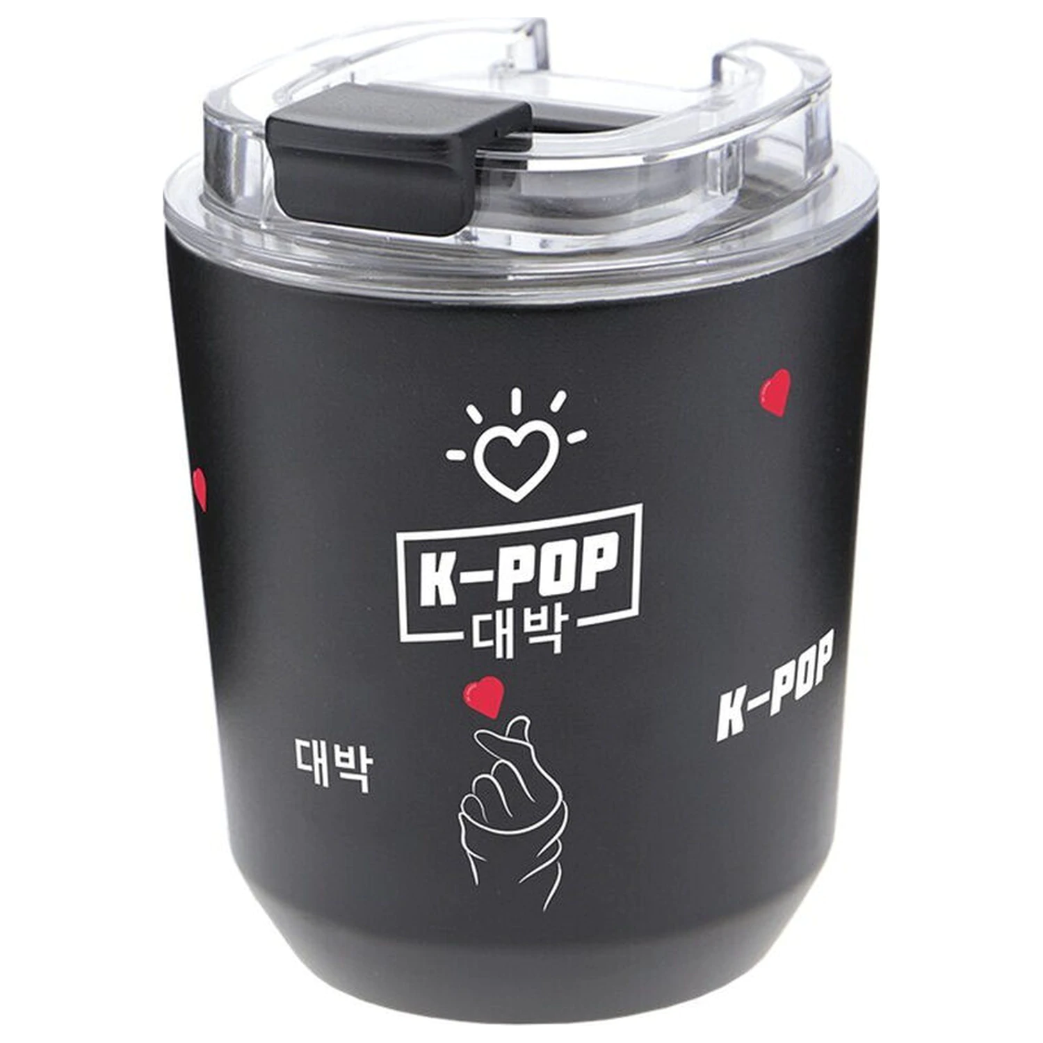 K-Pop Black termo hrnček 280ml produktová fotografia