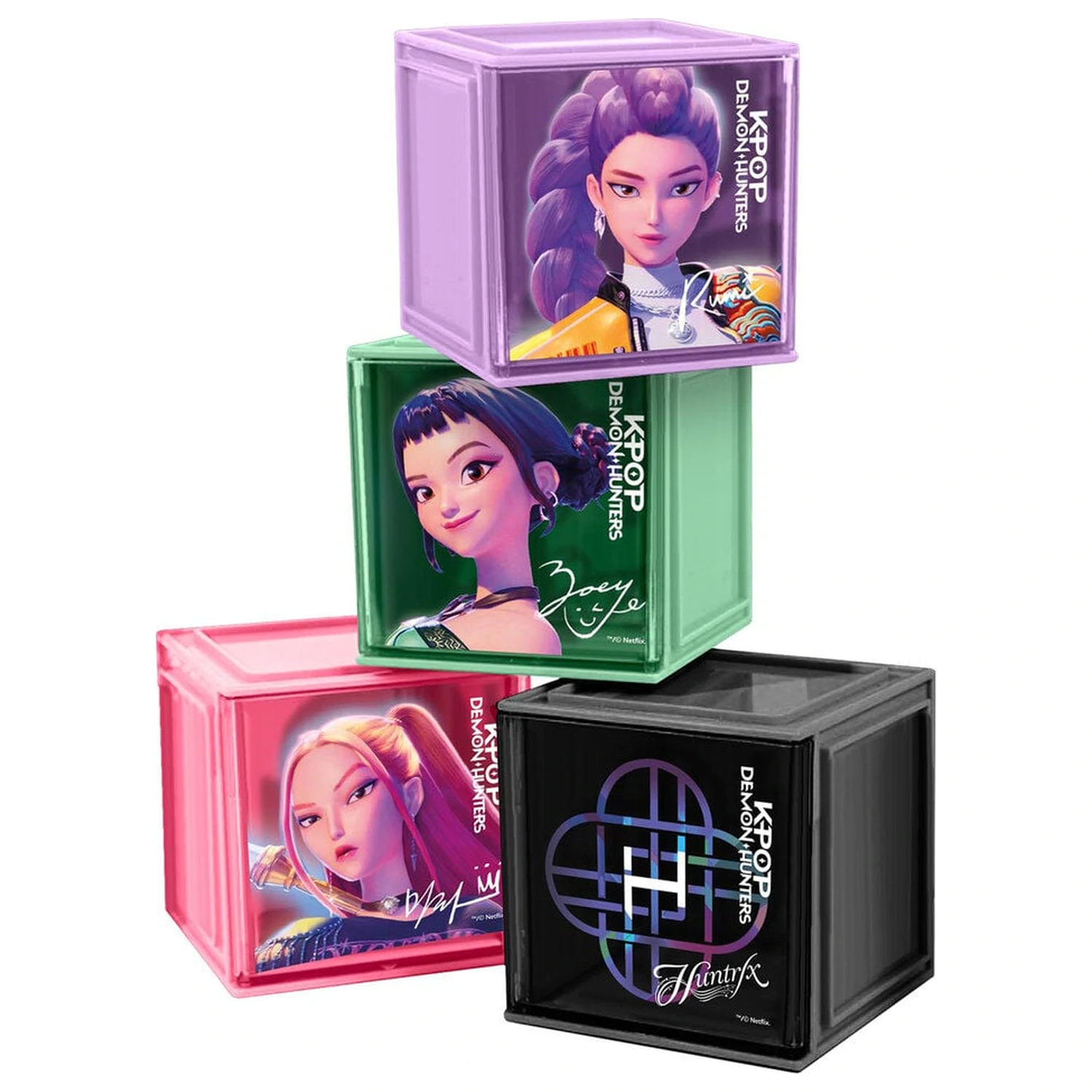 K-pop Demon Hunters sada stolový úložný box cube produktová fotografia