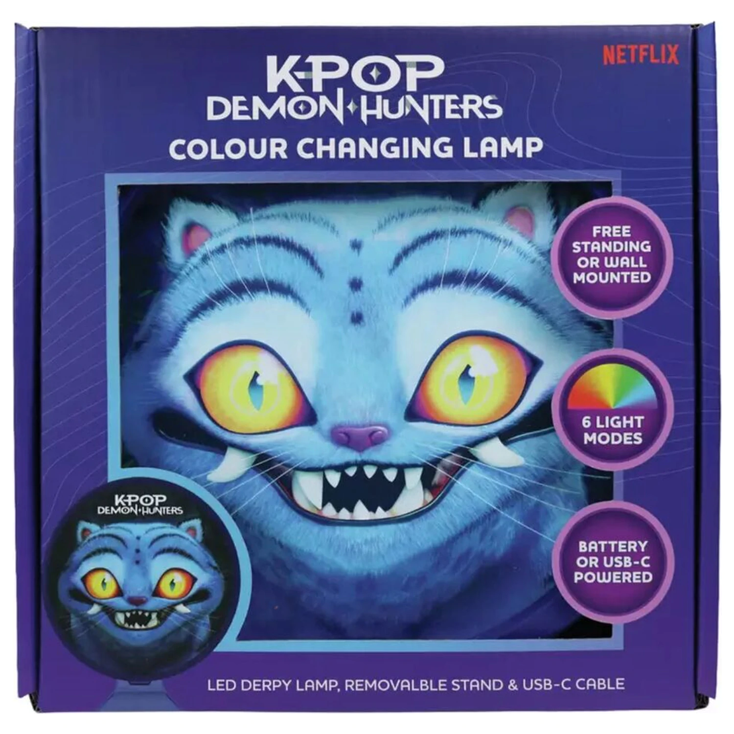 K-pop Demon Hunters Derpy LED lampa produktová fotografia