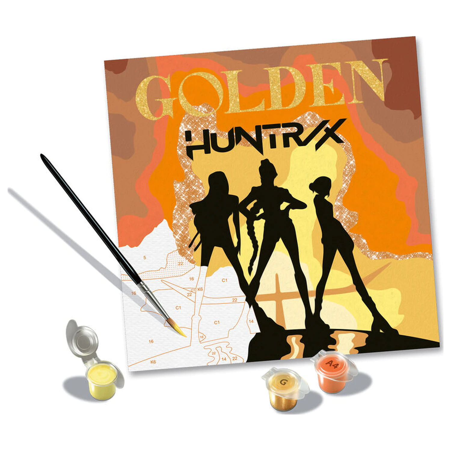 K-Pop Demon Hunters Golden CreArt súprava na maľovanie produktová fotografia
