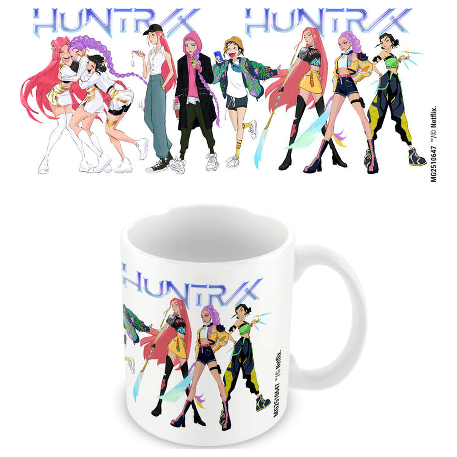 K-Pop Demon Hunters Huntrix hrnček 325ml produktová fotografia