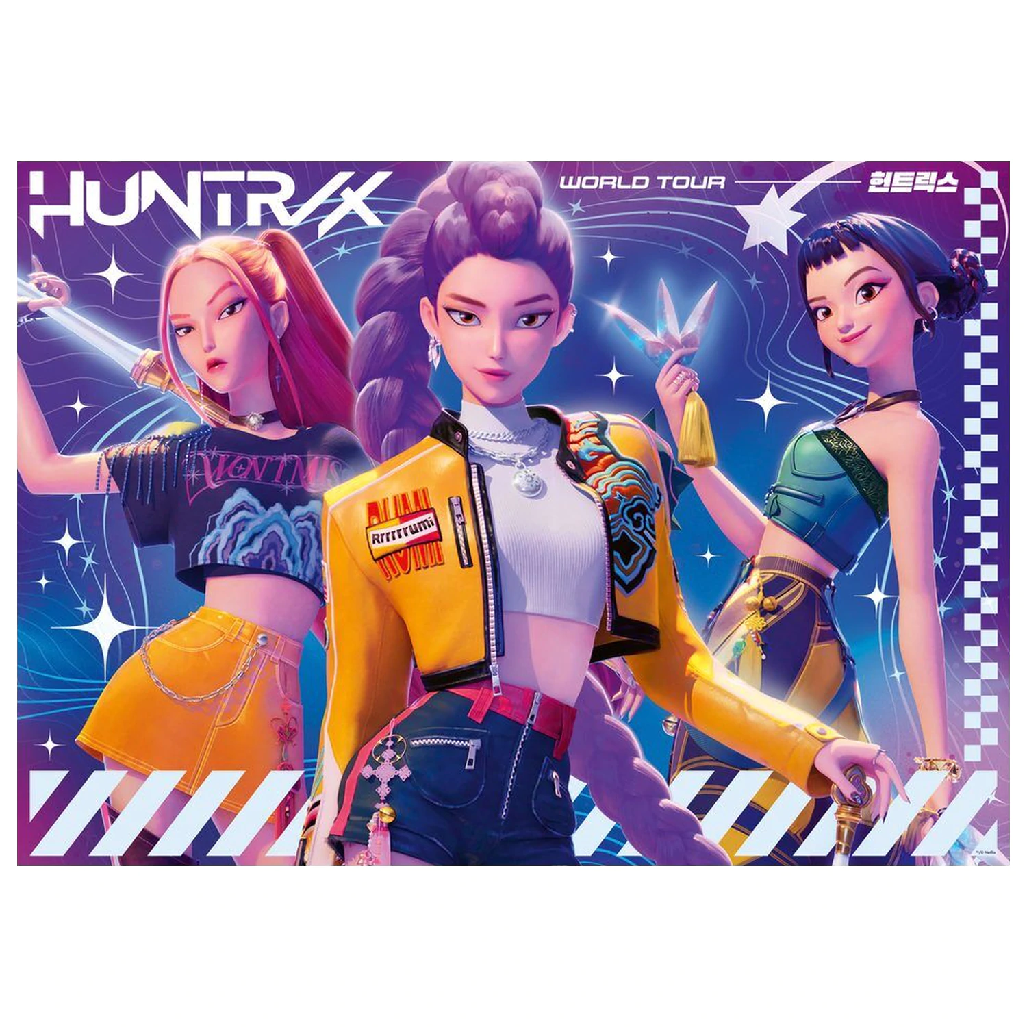 K-Pop Demon Hunters puzzle 125 dielikov produktová fotografia
