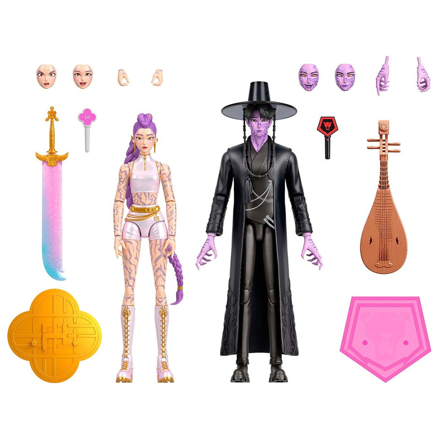 K-Pop Demon Hunters Rumi & Jinu dvojdielne balenie figúrok 15cm produktová fotografia
