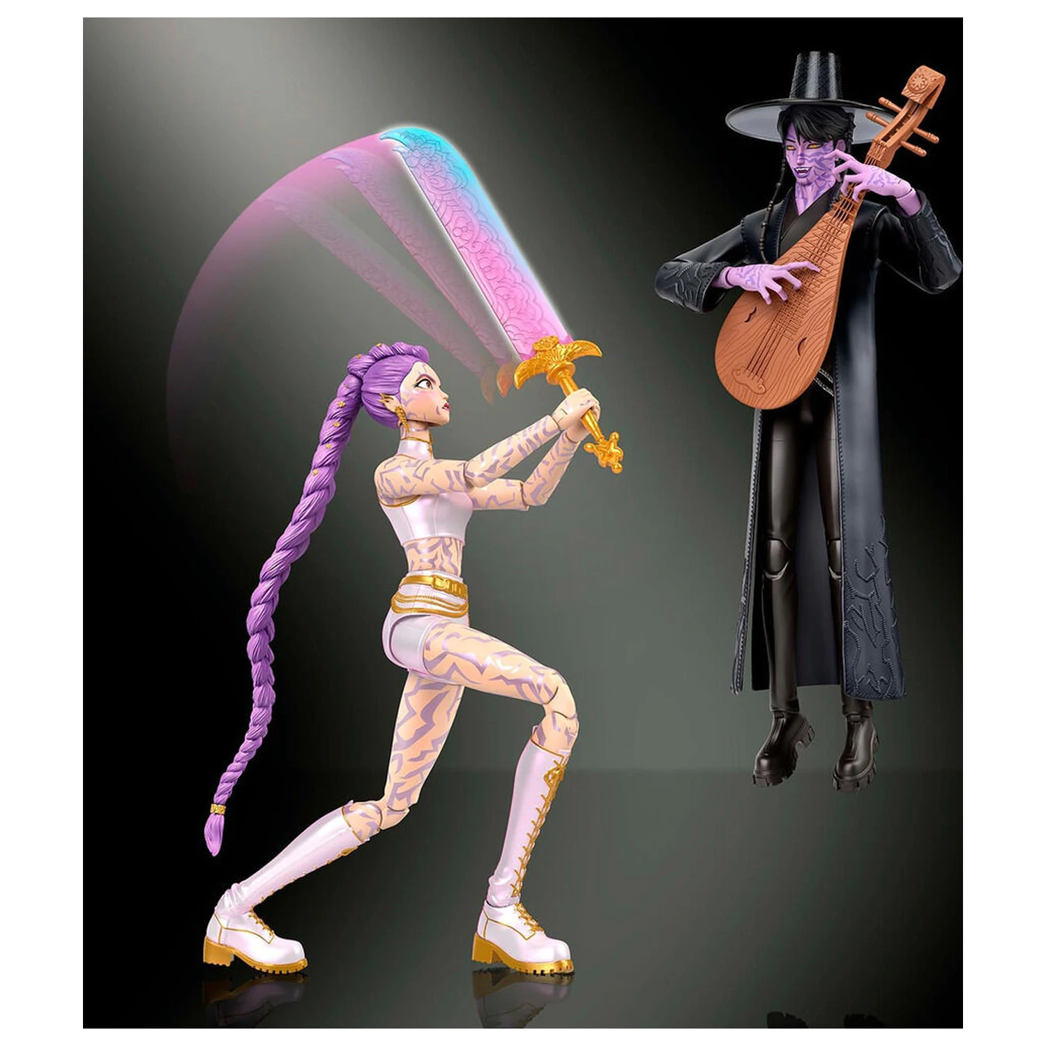 K-Pop Demon Hunters Rumi & Jinu dvojdielne balenie figúrok 15cm produktová fotografia