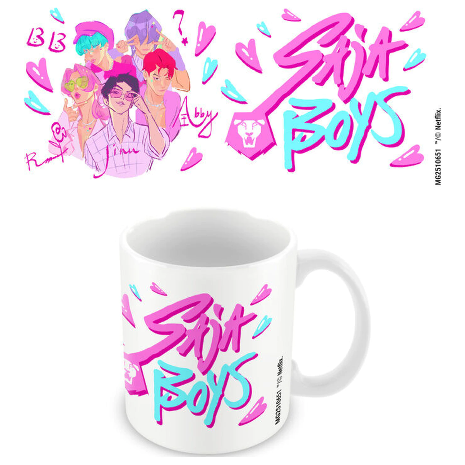 K-Pop Demon Hunters Saja Boys hrnček 325ml produktová fotografia