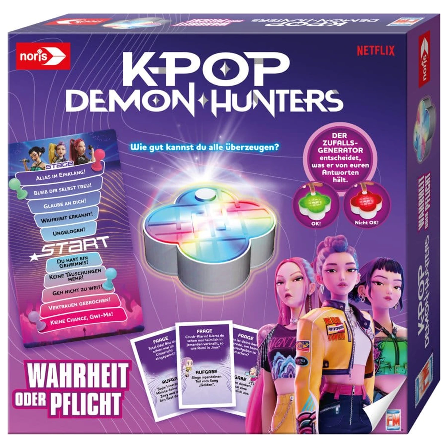 K-POP Demon Hunters Stolová hra nemecká verzia produktová fotografia
