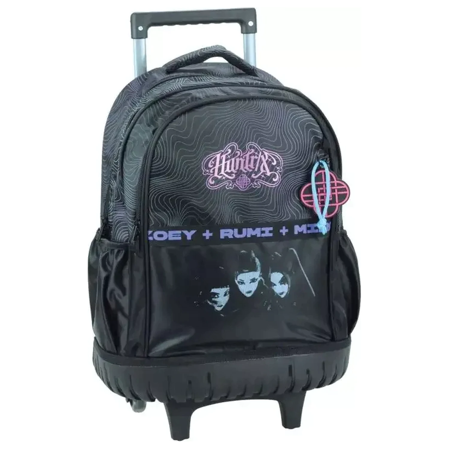 K-pop Demon Hunters Čierny prémiový rolovací školský batoh, 46 cm produktová fotografia