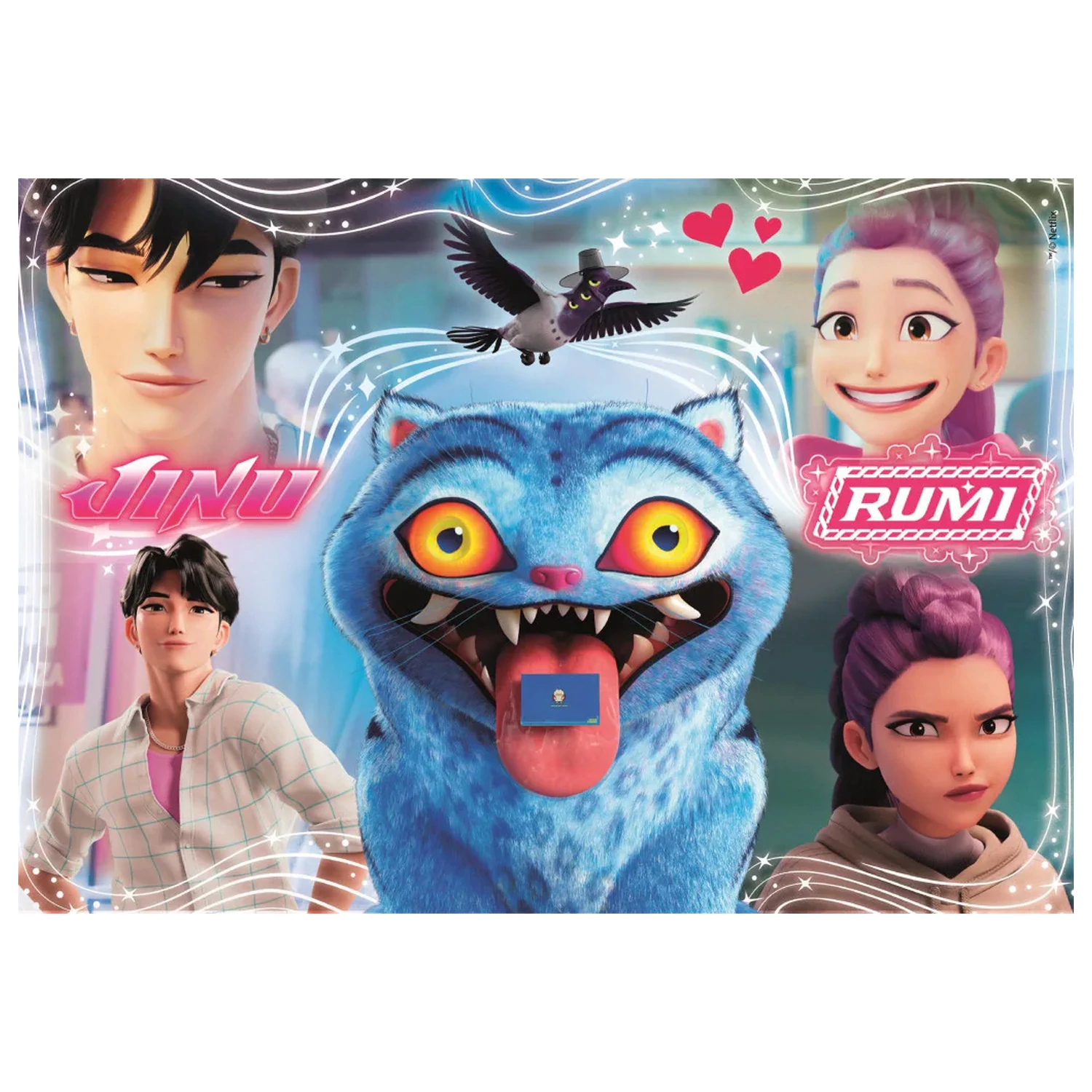K-pop Demon Hunters Heart Hunter 104-dielne Super puzzle produktová fotografia