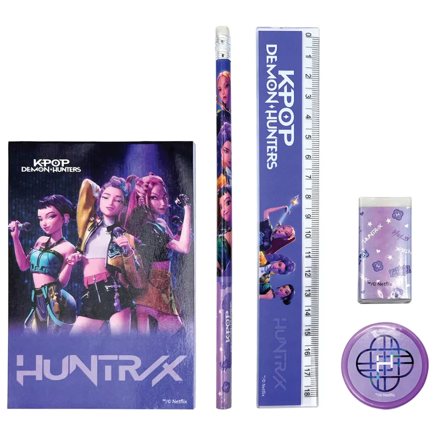 K-pop Demon Slayer Hunter X písacie potreby sada 5 kusov produktová fotografia