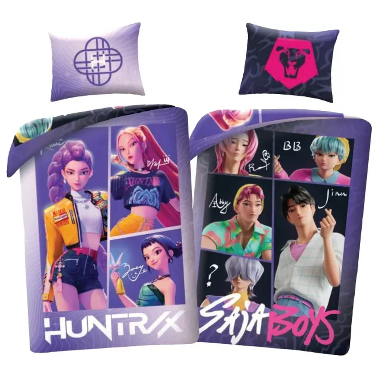 K-pop Demon Hunters Saja Boys obliečka na perinu produktová fotografia
