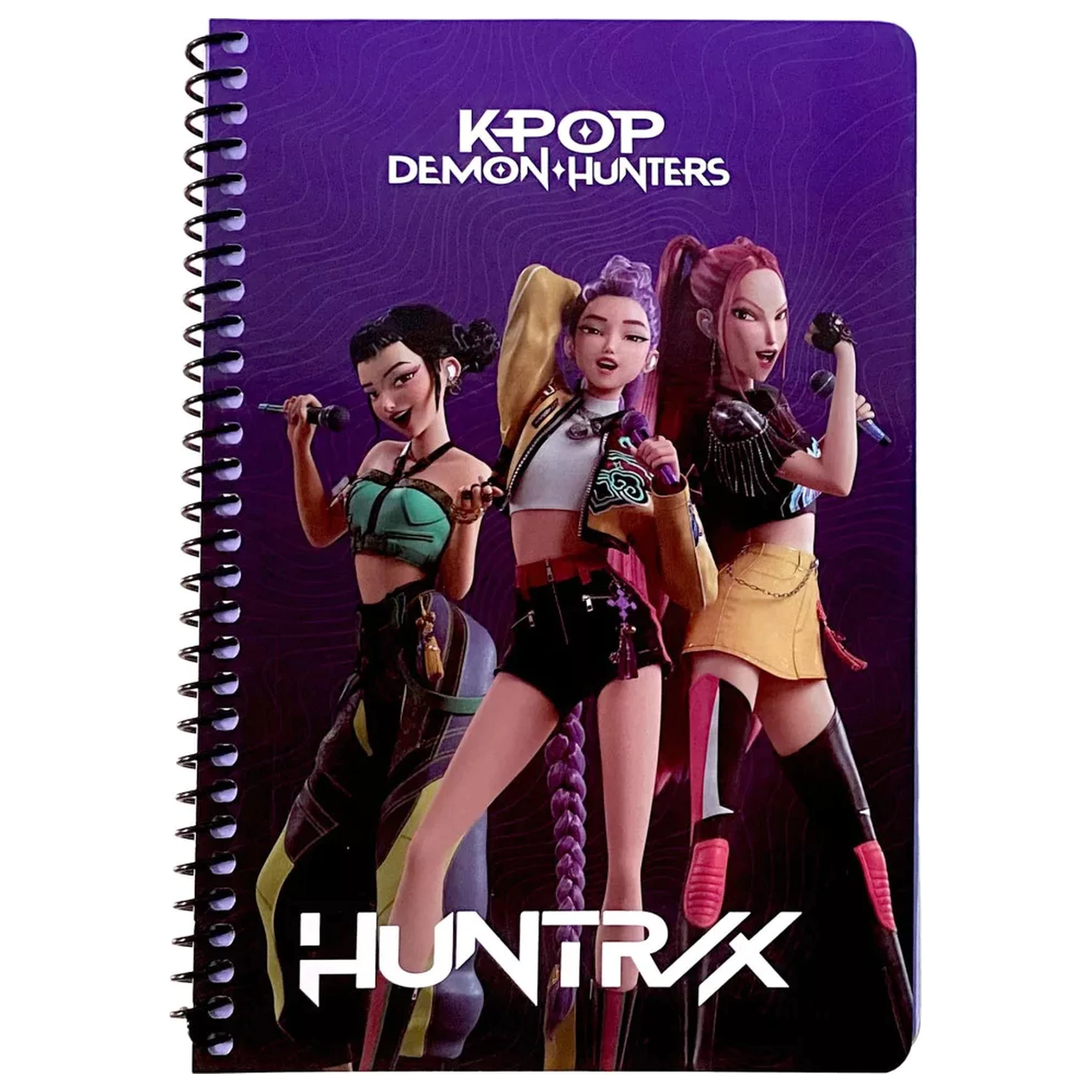 K-pop Demon Hunters Singer Trio B/5 linajkový špirálový zápisník 70 listov produktová fotografia
