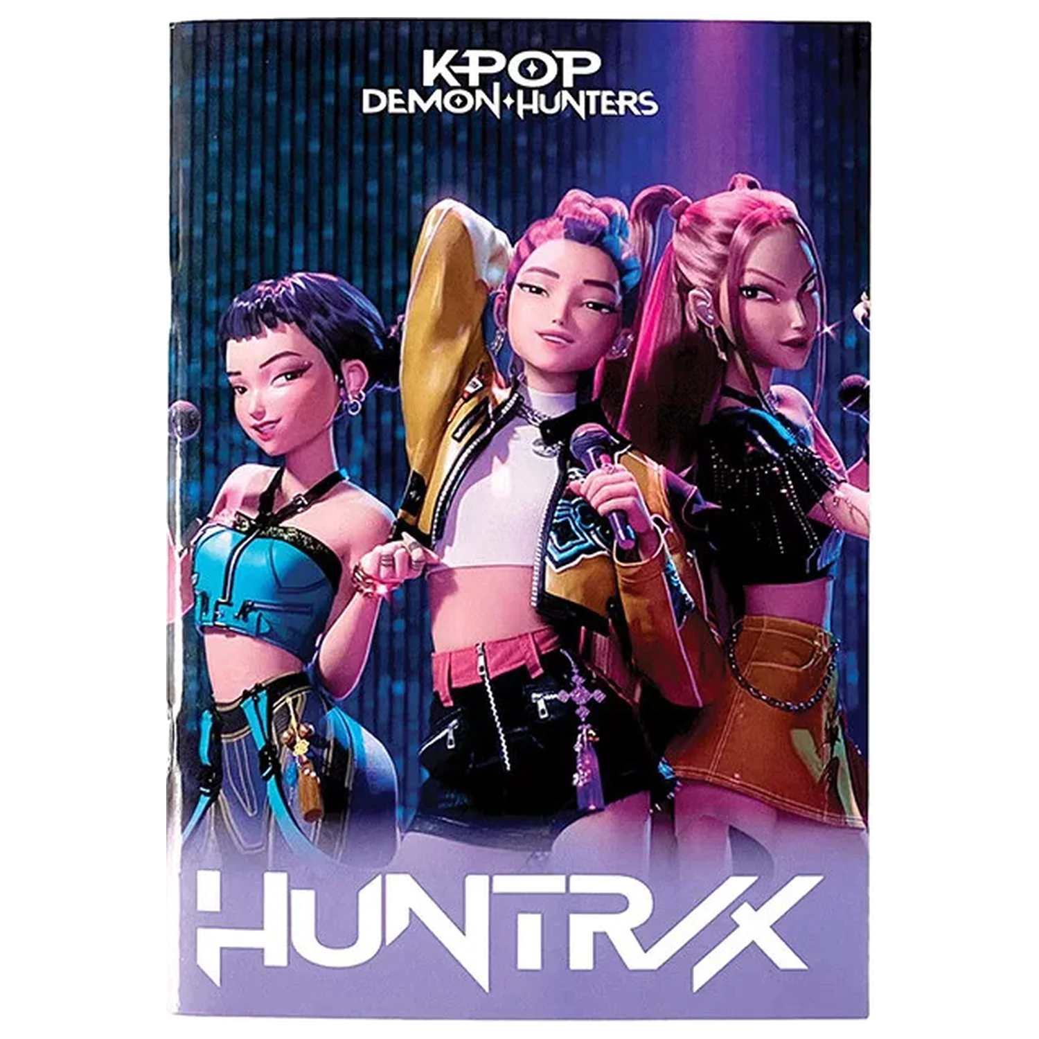 K-pop Demon Hunters Singers A4 linajkový zápisník 50 listov produktová fotografia