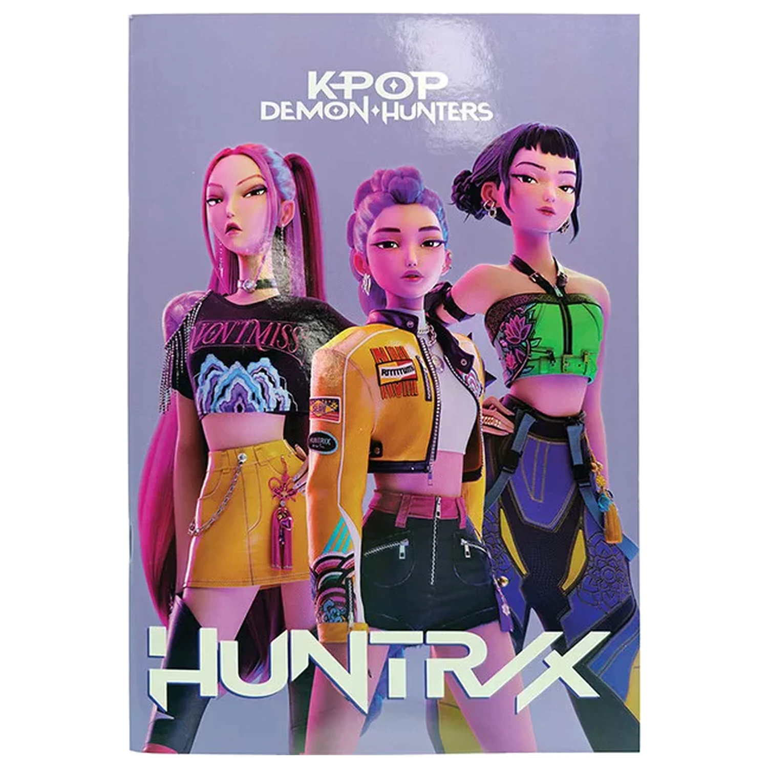 K-pop Demon Slayers Trio B/5 linajkový zošit 40 listov produktová fotografia
