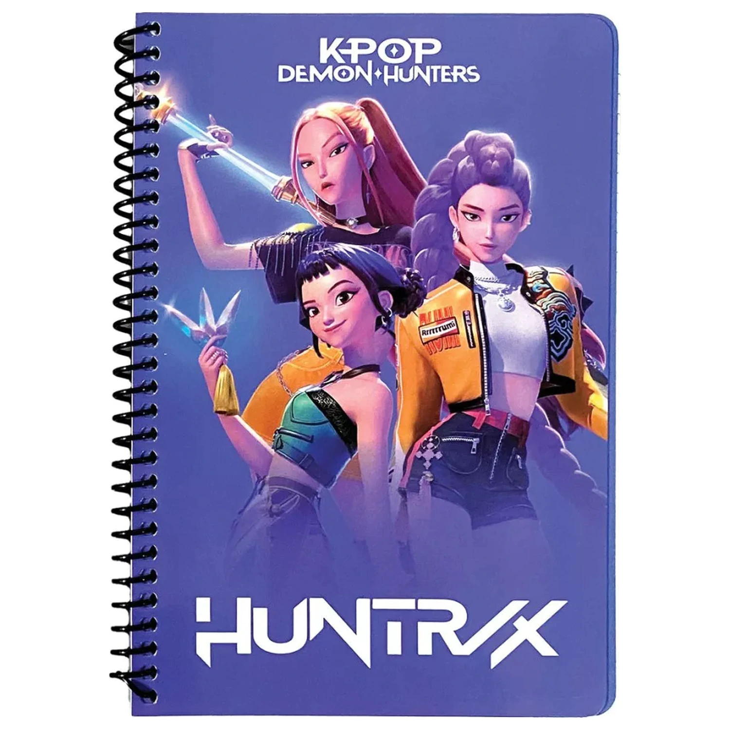 K-pop Demon Hunters Warriors B/5 Linkovaný špirálový zápisník 105 listov produktová fotografia