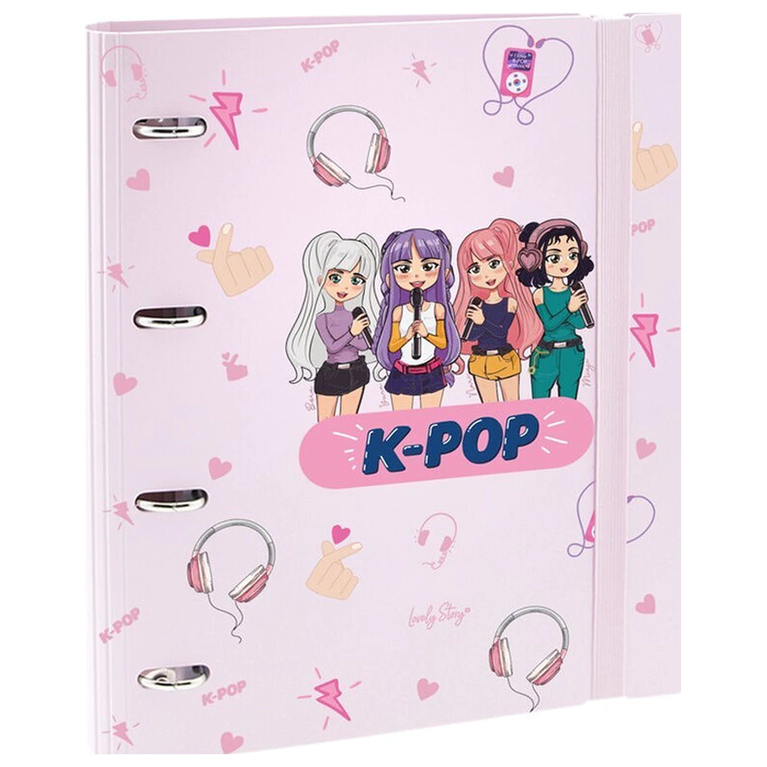 K-Pop Pink inteligentný zakladač produktová fotografia