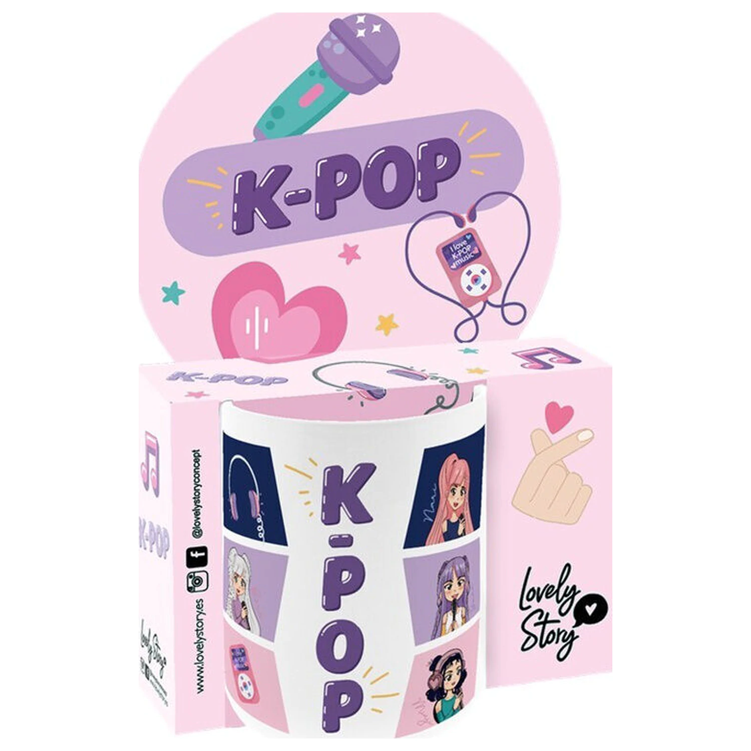 K-Pop Stars hrnček 330ml produktová fotografia