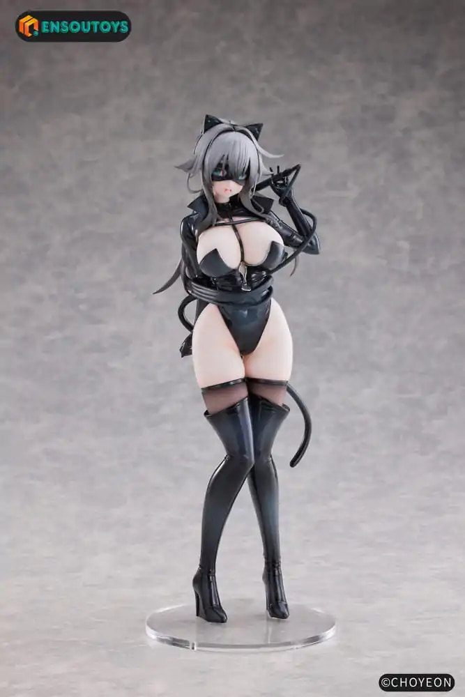 K Pring Original Character socha 1/6 Cat Woman Happy-chan Different Color Edition 27 cm produktová fotografia