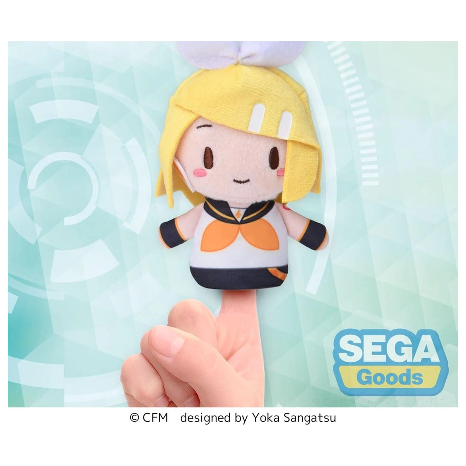 Kagamine Rin & Len Fuwa Petit Plush Kagamine Rin Finger Maskot 10 cm produktová fotografia