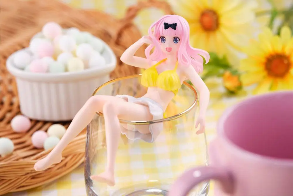 Kaguya-sama: Love is War PVC Statue Ultra Romantic Aqua Float Girls Figure Chika Fujiwara PVC Socha produktová fotografia