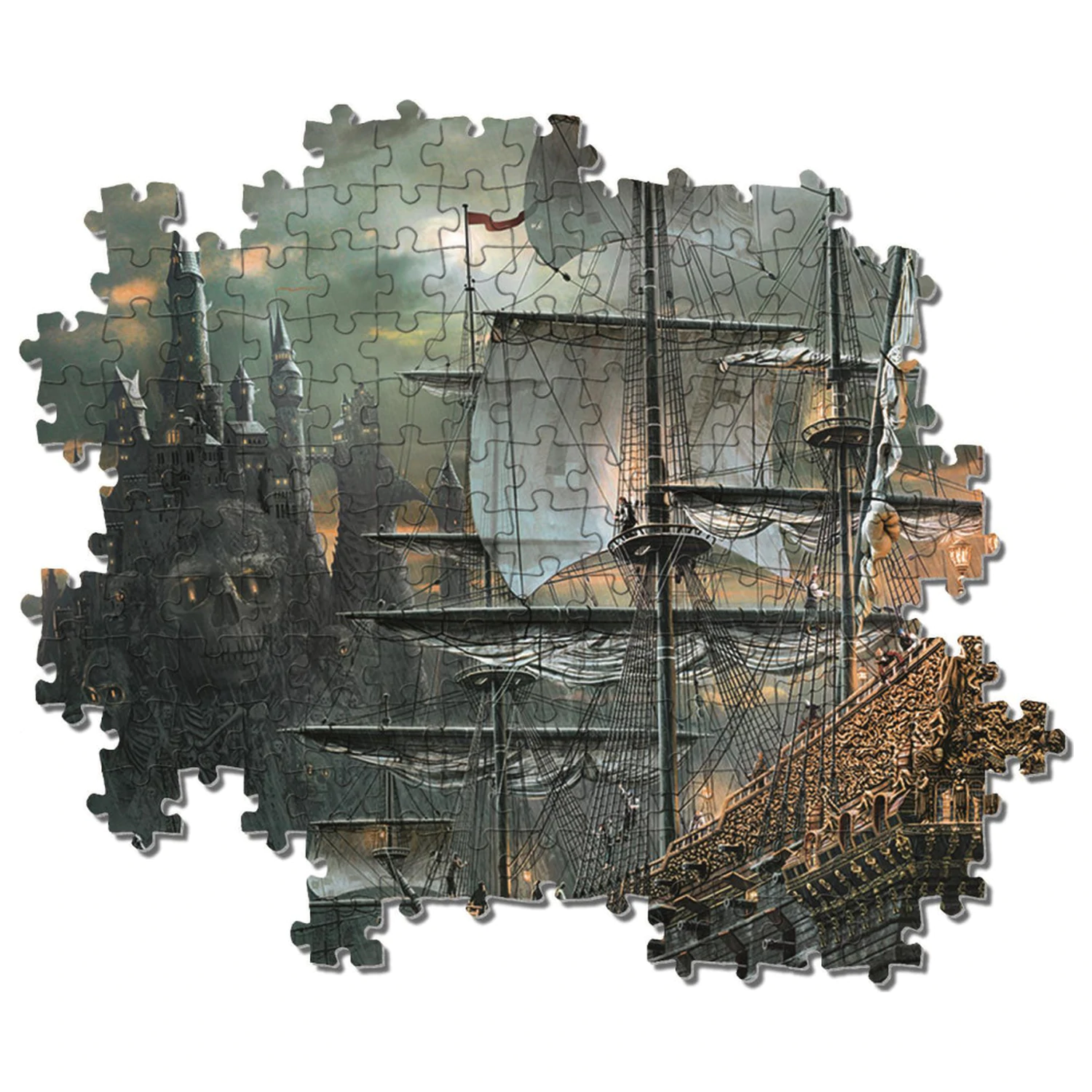 Pirátska loď Haunted Seas puzzle s 1500 dielikmi produktová fotografia