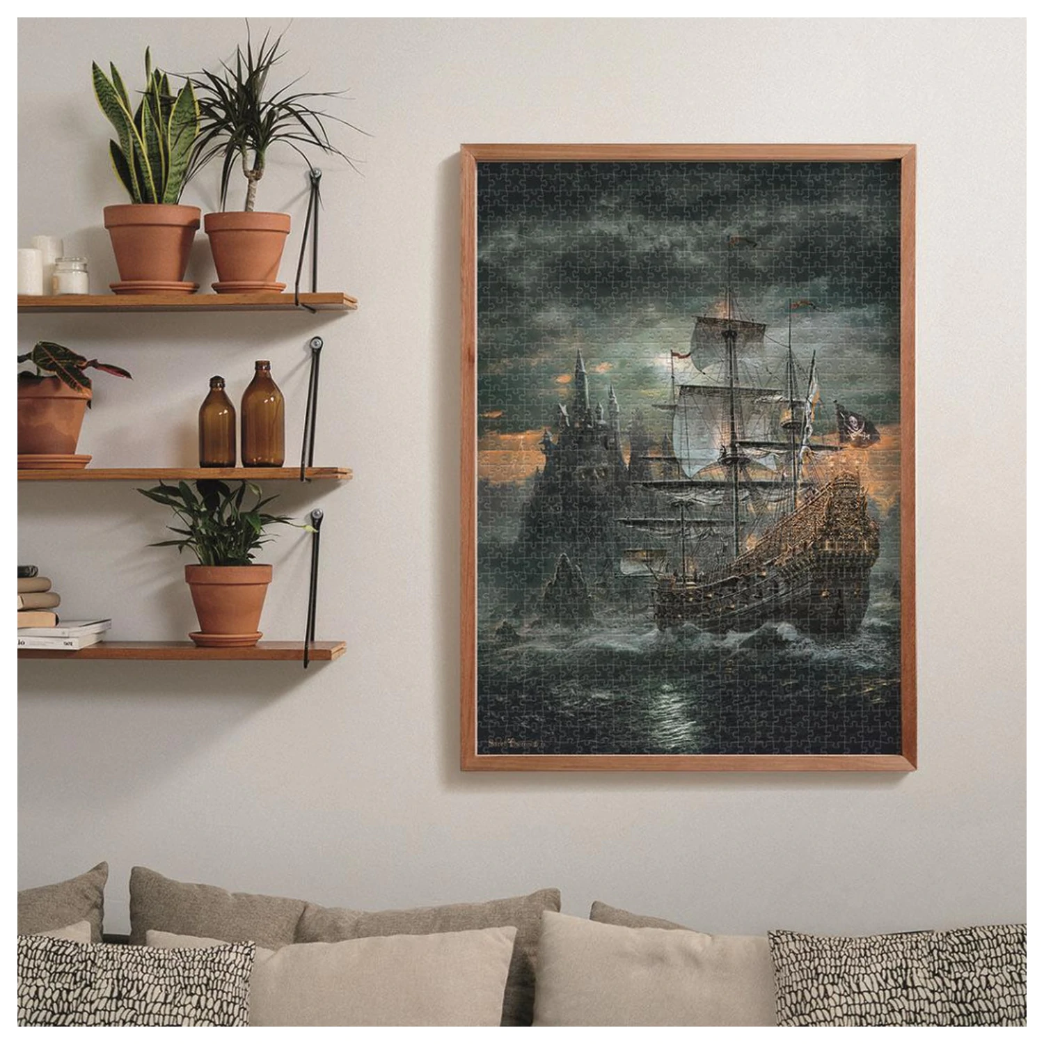 Pirátska loď Haunted Seas puzzle s 1500 dielikmi produktová fotografia