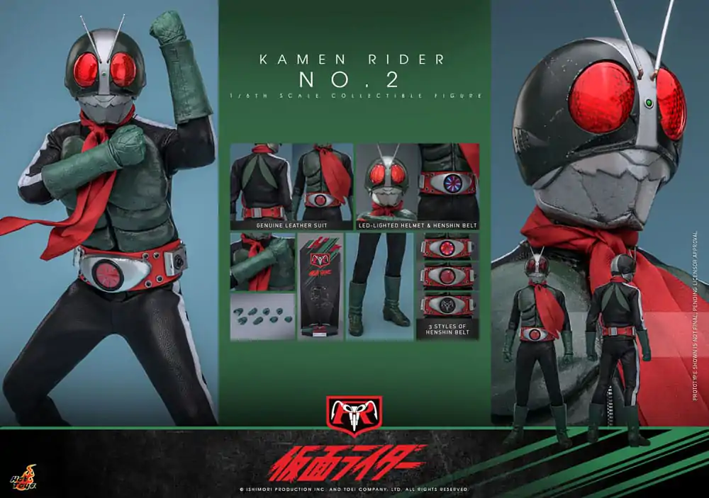 Kamen Rider 1/6 Akčná figúrka Kamen Rider No. 2 30 cm produktová fotografia