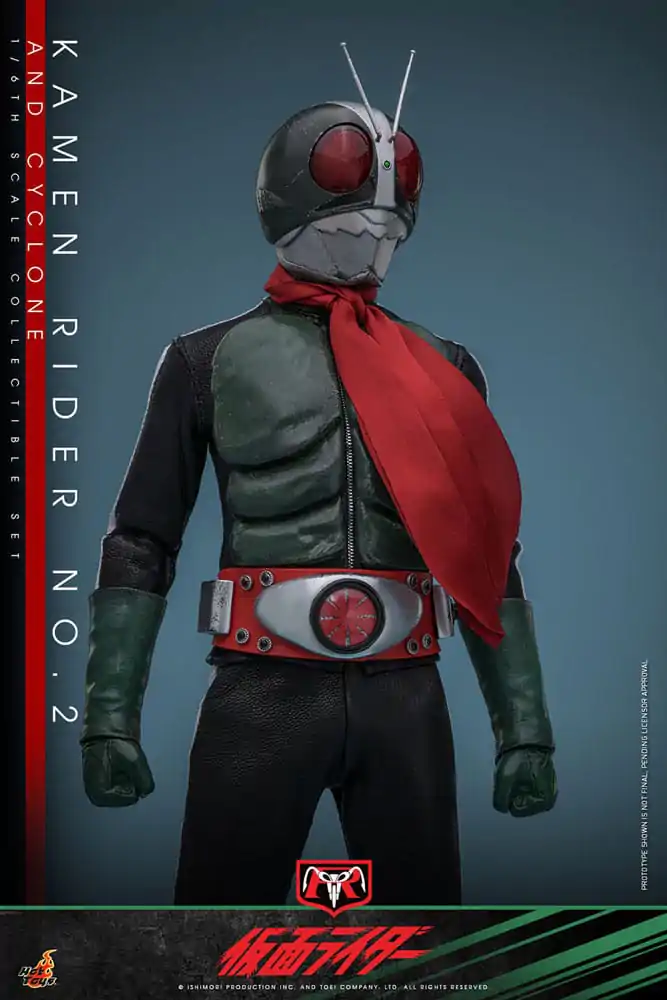 Kamen Rider 1/6 Kamen Rider No. 2 a Cylone 30 cm figúrka produktová fotografia