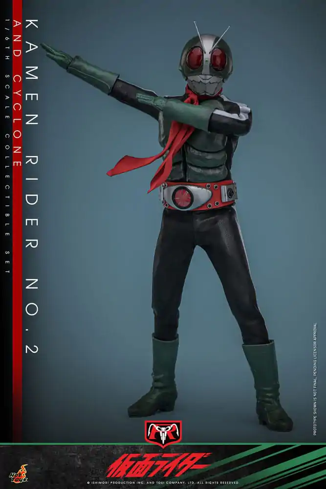 Kamen Rider 1/6 Kamen Rider No. 2 a Cylone 30 cm figúrka produktová fotografia