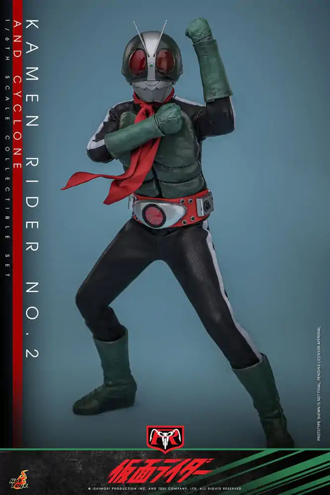 Kamen Rider 1/6 Kamen Rider No. 2 a Cylone 30 cm figúrka produktová fotografia