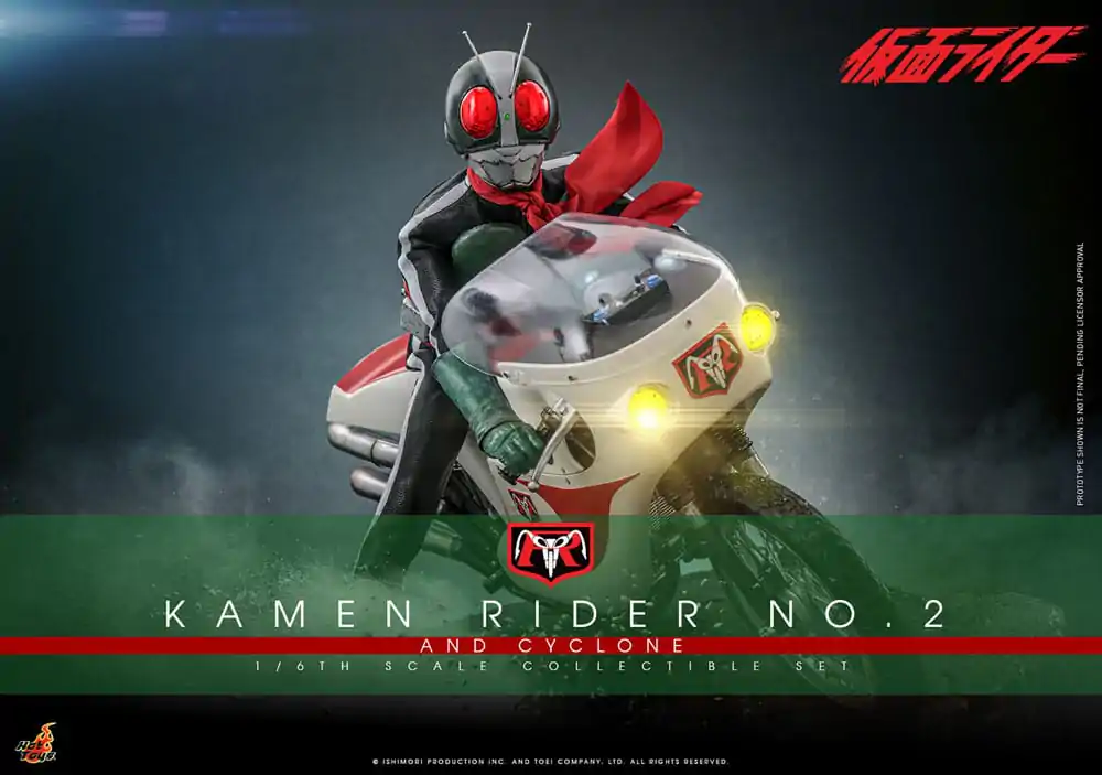 Kamen Rider 1/6 Kamen Rider No. 2 a Cylone 30 cm figúrka produktová fotografia