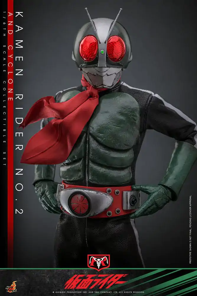 Kamen Rider 1/6 Kamen Rider No. 2 a Cylone 30 cm figúrka produktová fotografia