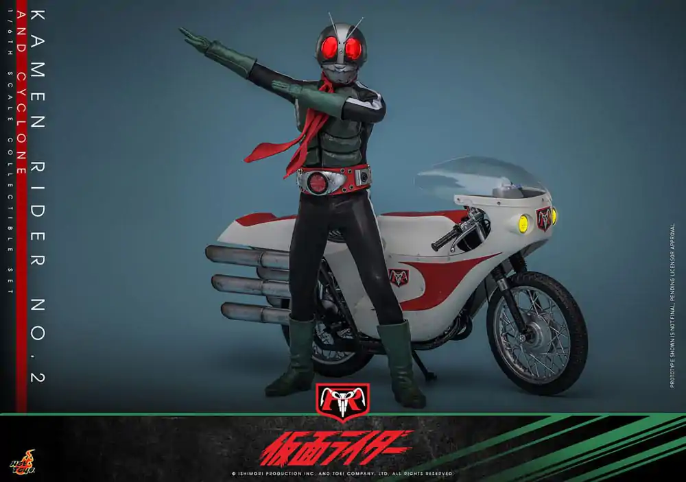 Kamen Rider 1/6 Kamen Rider No. 2 a Cylone 30 cm figúrka produktová fotografia