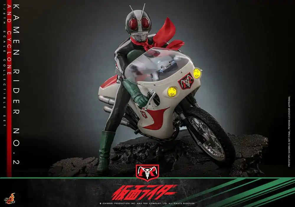 Kamen Rider 1/6 Kamen Rider No. 2 a Cylone 30 cm figúrka produktová fotografia