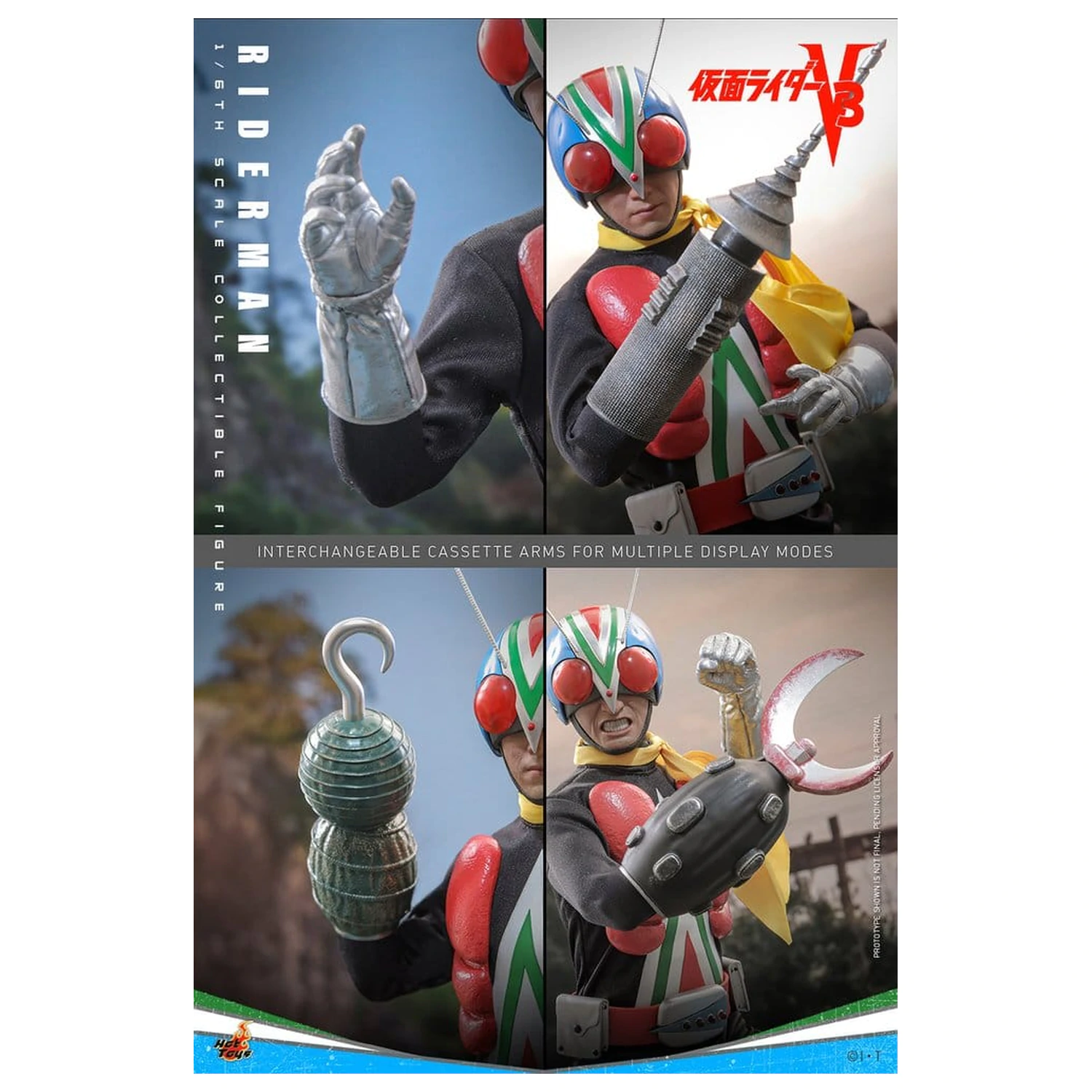 Kamen Rider Akčná Figúrka 1/6 Riderman 30 cm produktová fotografia
