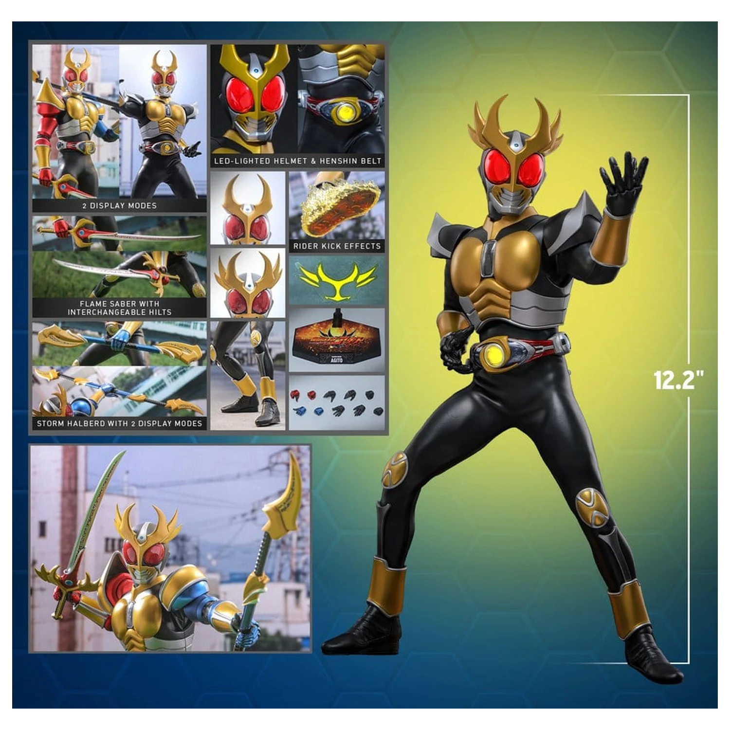 Kamen Rider akčná figúrka 1/6 Agito 31 cm produktová fotografia