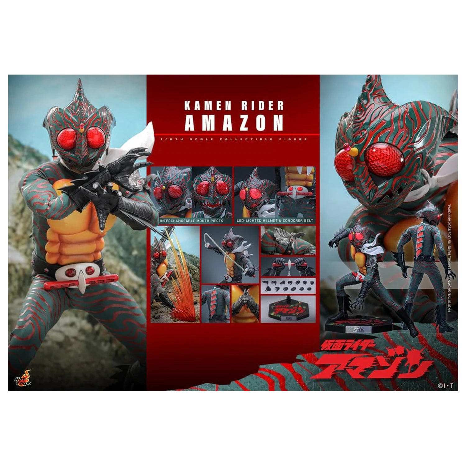 Kamen Rider Amazon akčná figúrka 1/6 Amazon (Daisuke Yamamoto) 30 cm produktová fotografia