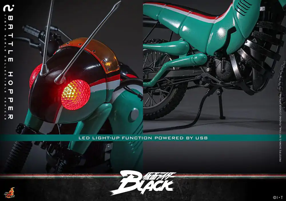 Kamen Rider Black Vozidlo 1/6 Battle Hopper 36 cm produktová fotografia