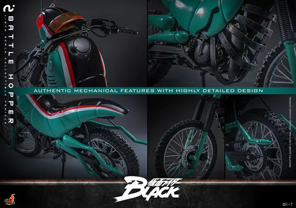 Kamen Rider Black Vozidlo 1/6 Battle Hopper 36 cm produktová fotografia