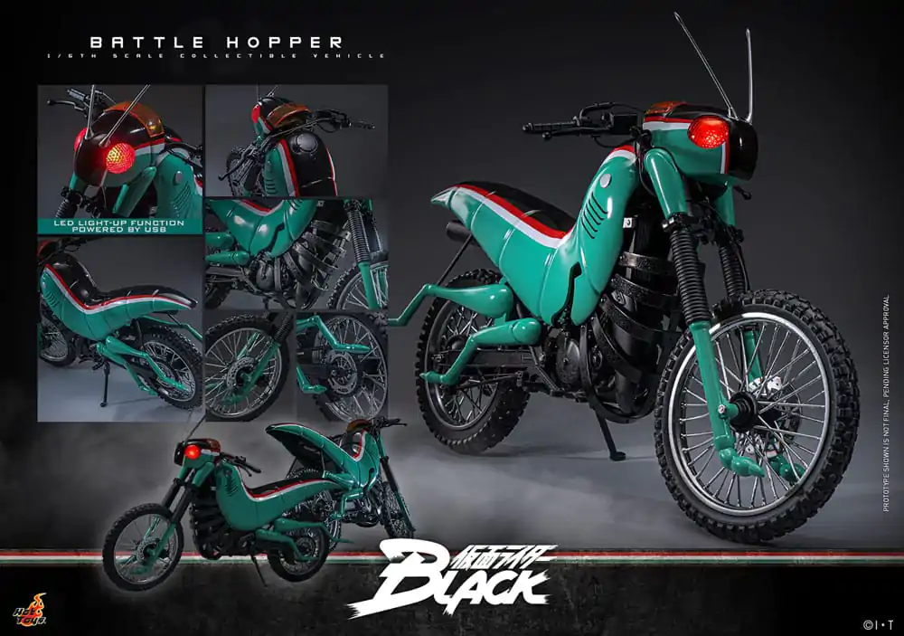 Kamen Rider Black Vozidlo 1/6 Battle Hopper 36 cm produktová fotografia