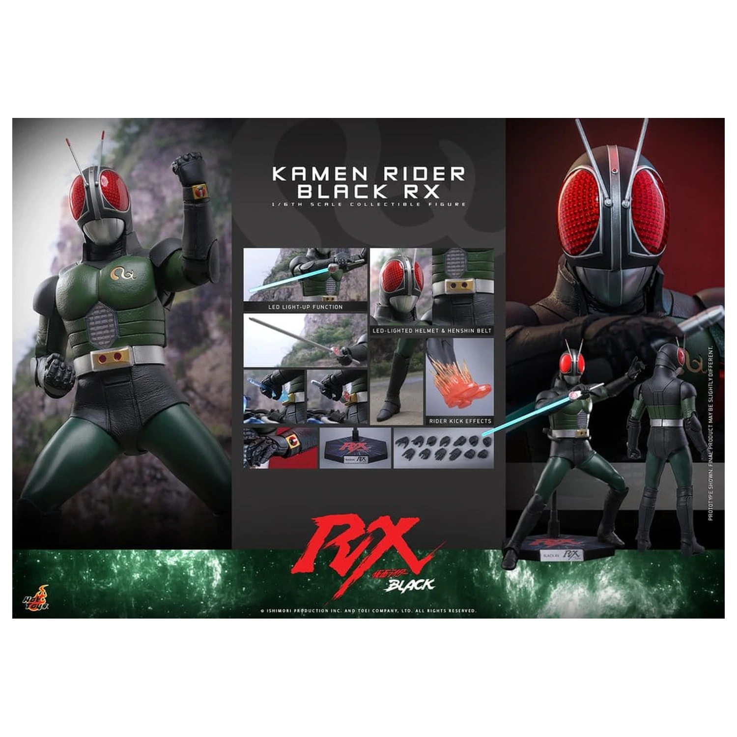 Kamen Rider Black RX akčná figúrka 1/6 Kamen Rider Black RX 31 cm produktová fotografia