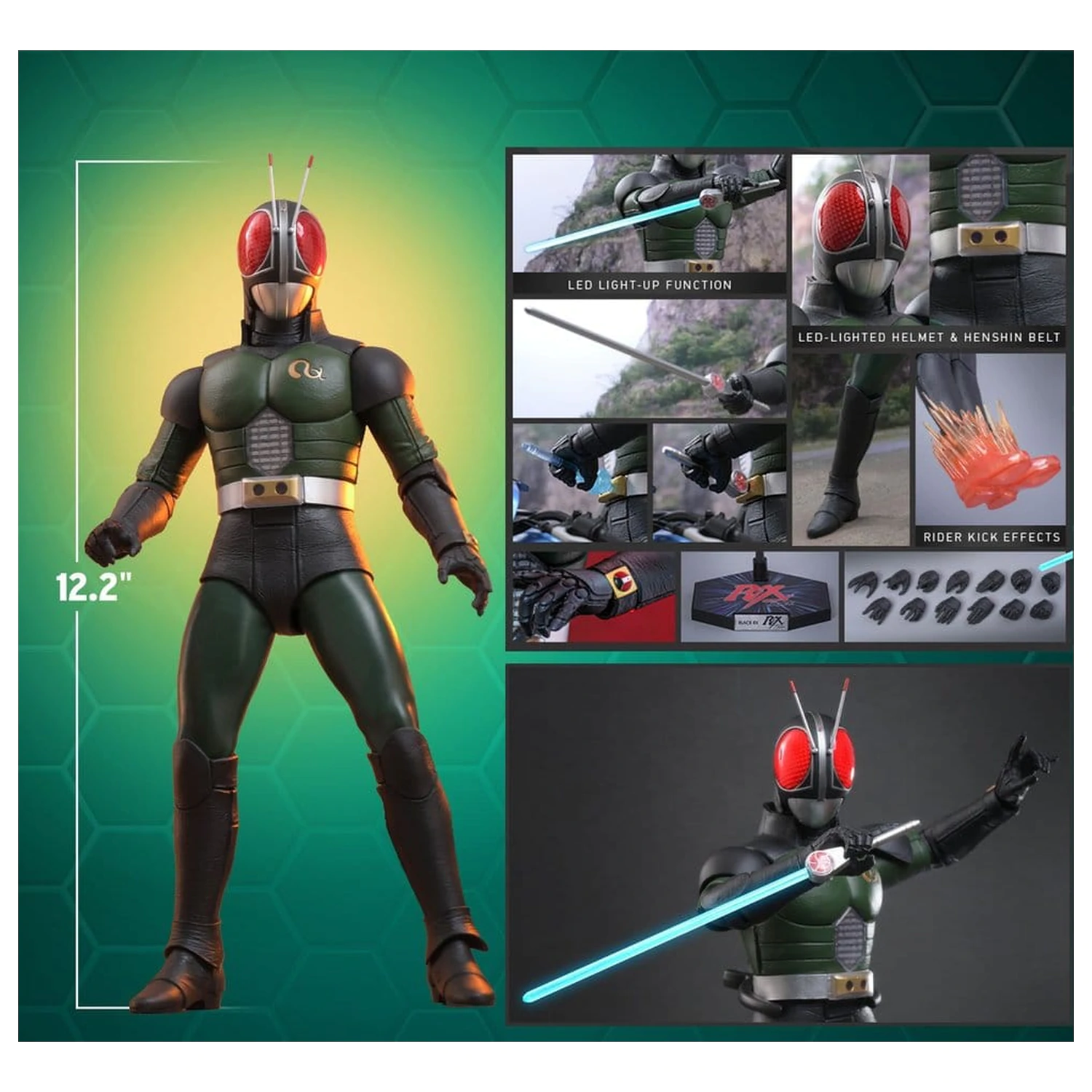 Kamen Rider Black RX akčná figúrka 1/6 Kamen Rider Black RX 31 cm produktová fotografia