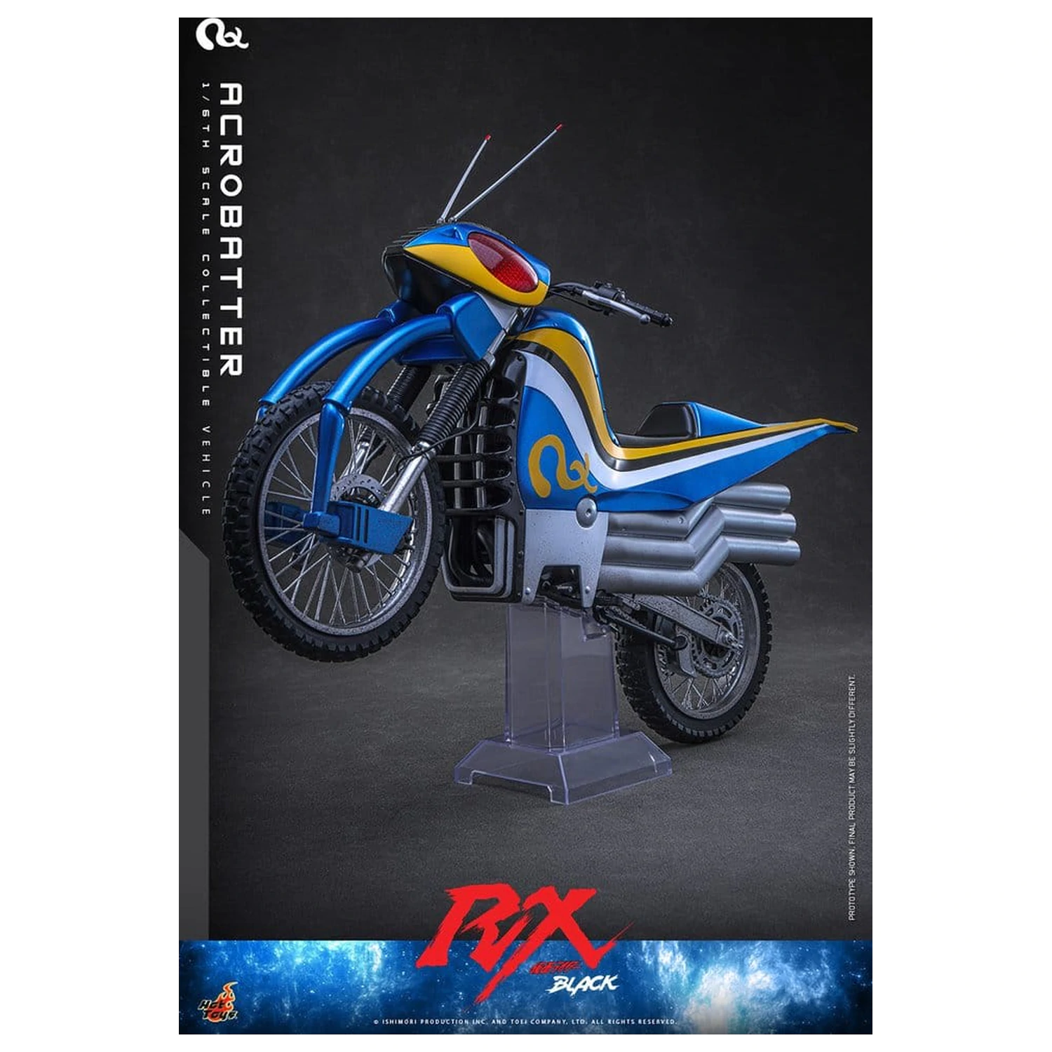 Kamen Rider Black RX vozidlo 1/6 Acrobatter 38 cm produktová fotografia