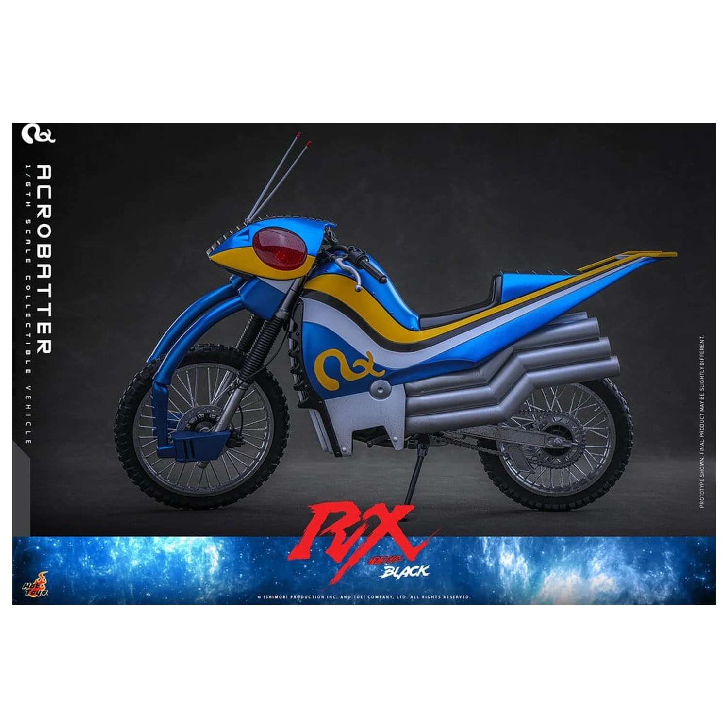 Kamen Rider Black RX vozidlo 1/6 Acrobatter 38 cm produktová fotografia
