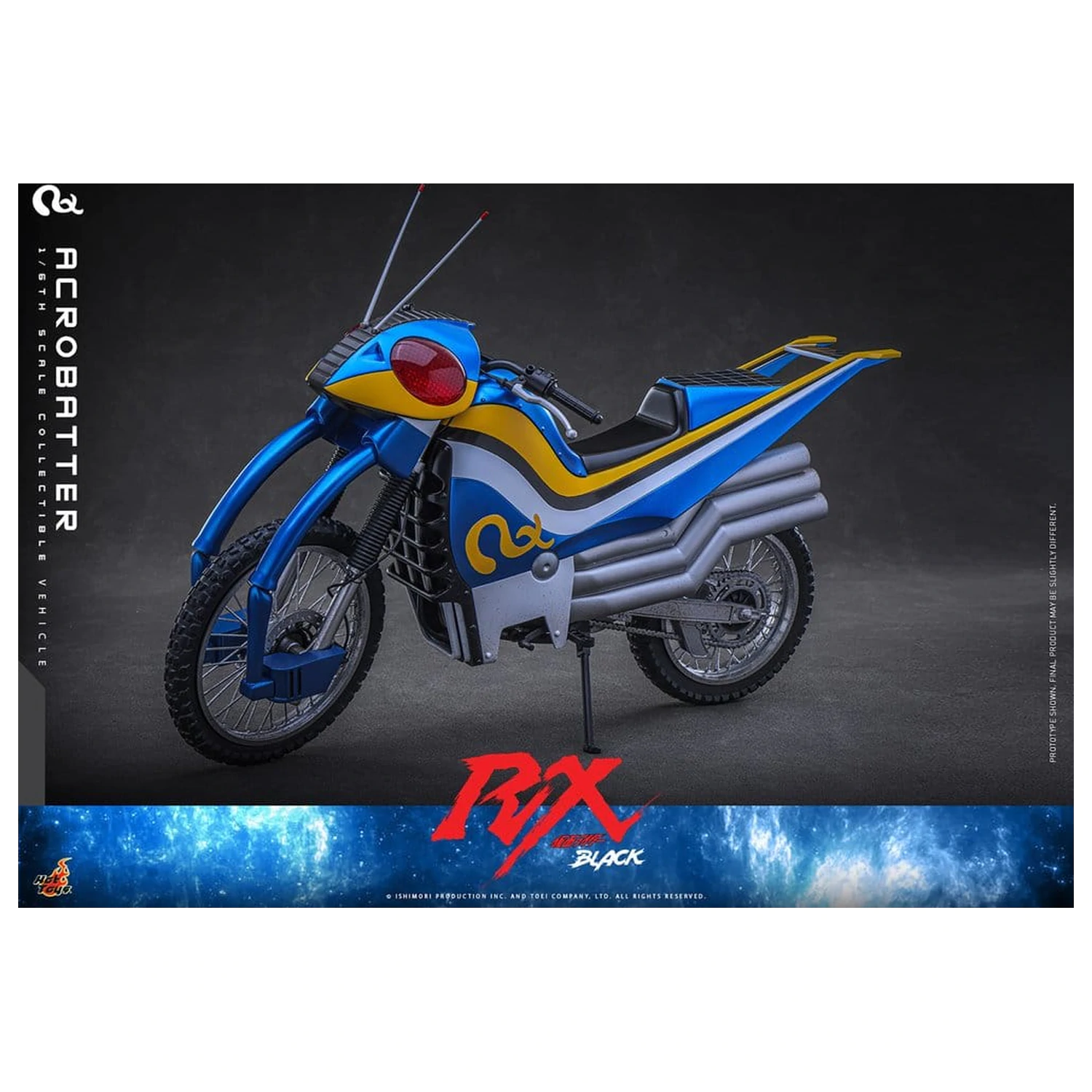 Kamen Rider Black RX vozidlo 1/6 Acrobatter 38 cm produktová fotografia