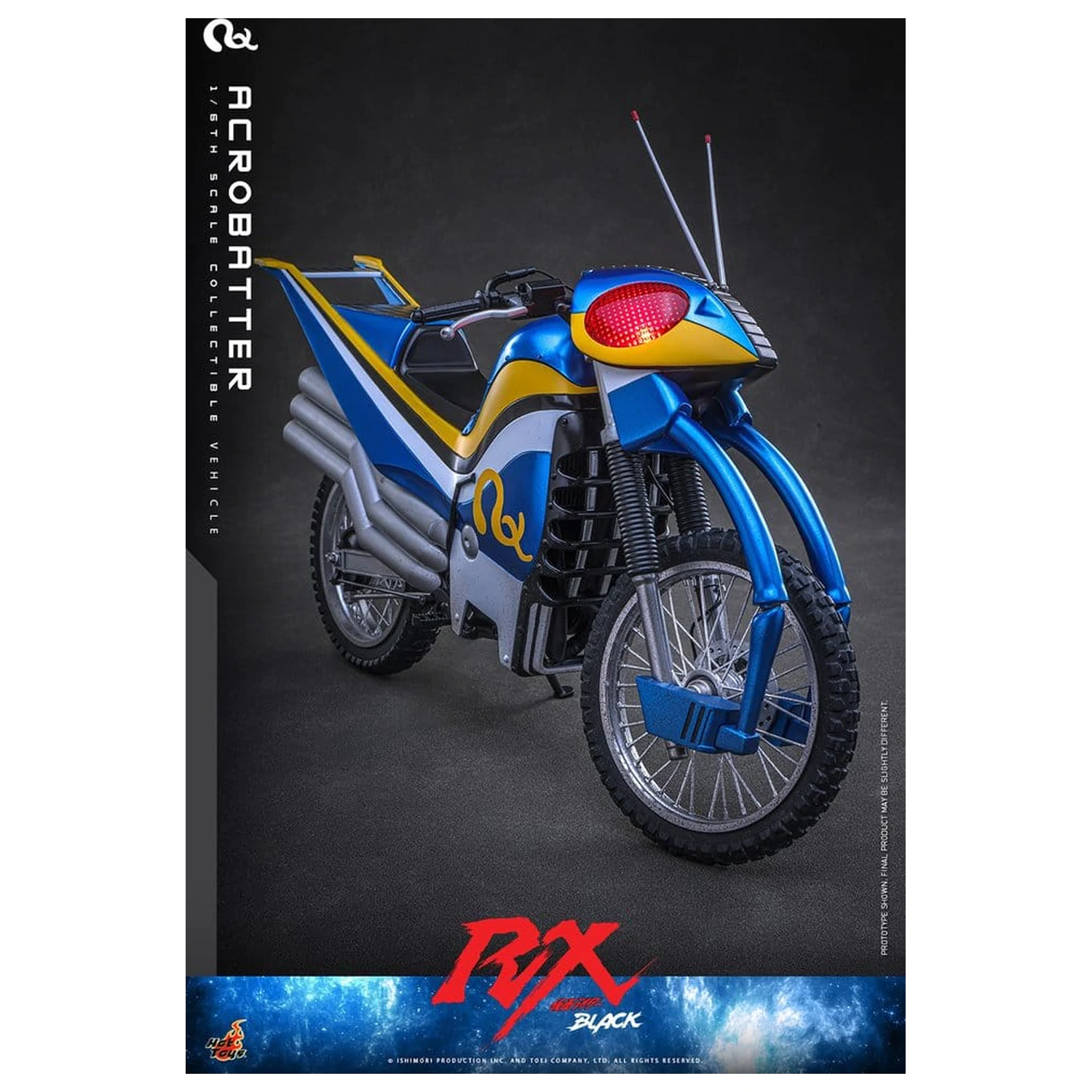 Kamen Rider Black RX vozidlo 1/6 Acrobatter 38 cm produktová fotografia