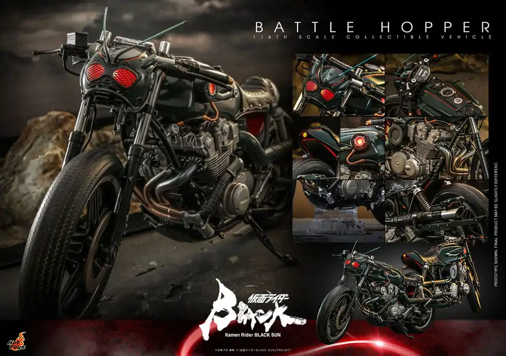Kamen Rider Black Sun Vehicle 1/6 Bojový Skokan 37 cm produktová fotografia