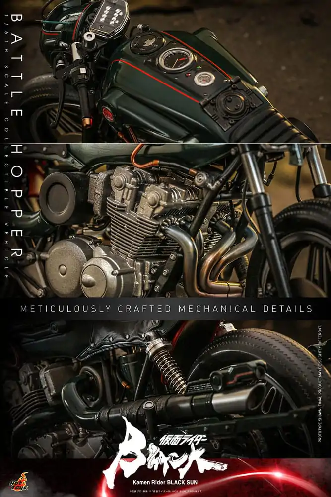 Kamen Rider Black Sun Vehicle 1/6 Bojový Skokan 37 cm produktová fotografia